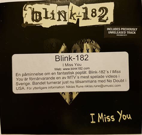 Blink-182 - I Miss You (2004, CD) | Discogs