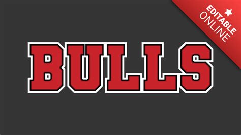 Chicago Bulls New Font Generator & Text Effects