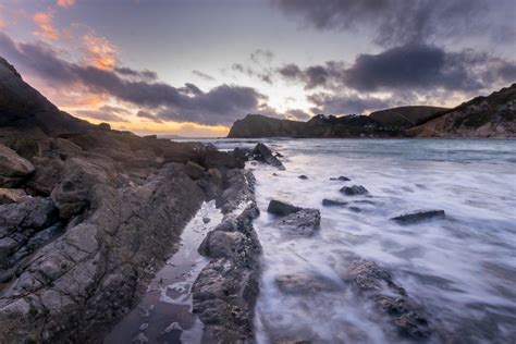 Lulworth Cove | Sunset from the ledges on the eastern side o… | Flickr