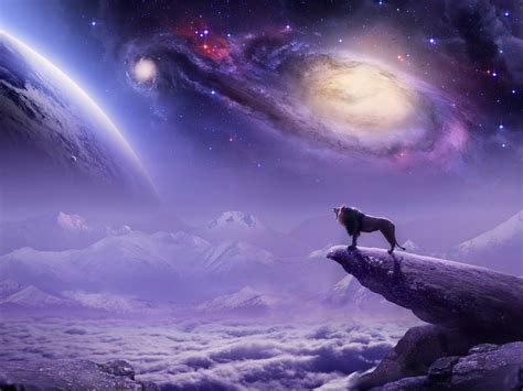 Galaxy Lion Wallpapers - Wallpaper Cave