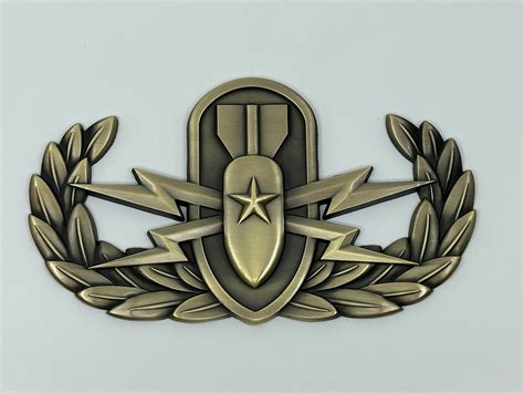 6 Inch Metal Senior EOD Badge - Etsy