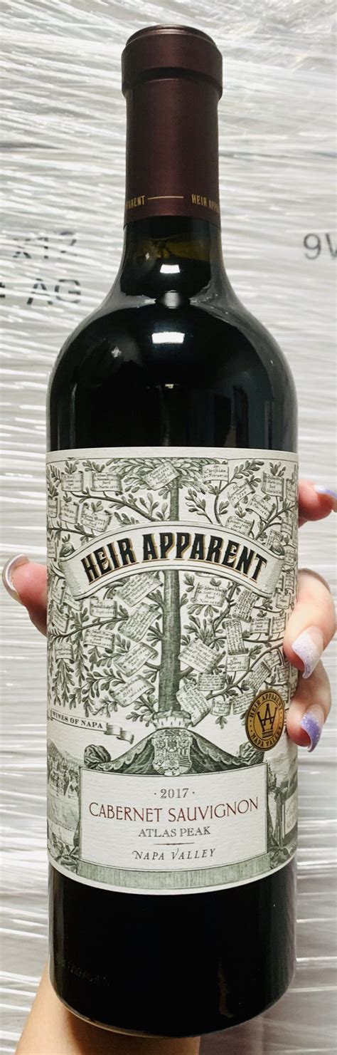 2017 Heir Apparent Atlas Peak Cabernet | Wine Bounty