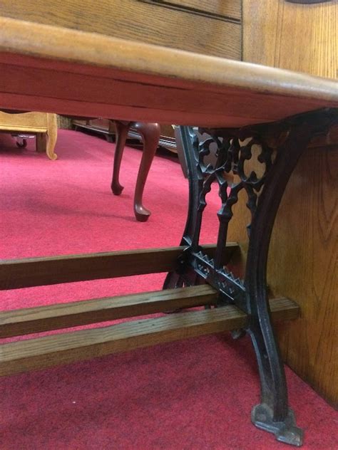 Antique Church Pew, Walnut Church Pew