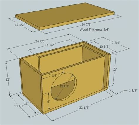 9 15 Inch Subwoofer Box Plans in 2020 | Subwoofer box design, Subwoofer ...