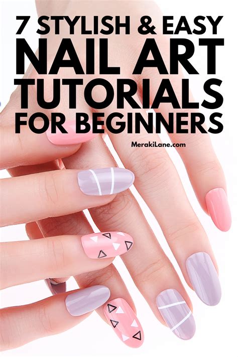 7 Easy and Stylish Step-by-Step Beginner Nail Art Tutorials