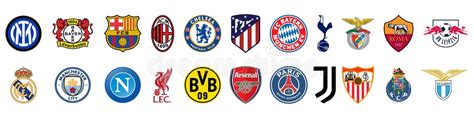 European Football Clubs Logo Stock Illustrations – 74 European Football ...