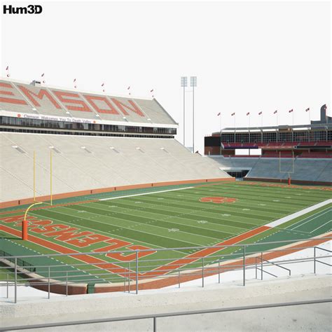 Memorial Stadium Clemson 3D model - Architecture on Hum3D