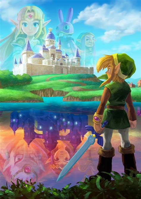 Image - The Legend of Zelda A Link Between Worlds poster artwork.jpg - Nintendo 3DS Wiki