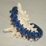 Lentils Bracelet – Sapphire | Kumihimo With Beads