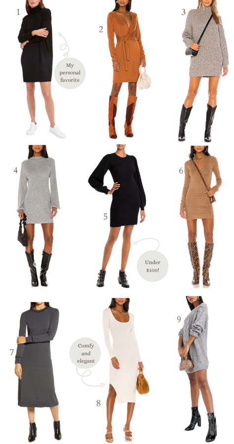 7 Sweater Dress Outfit Ideas for Every Occasion | Natalie Yerger