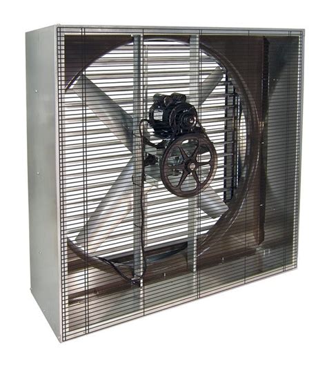 VIK Cabinet Exhaust Fan w/ Shutters 48 inch 19100 CFM Belt Drive VIK48 ...