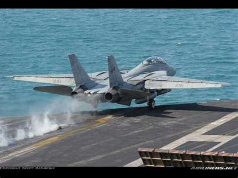 F-14 Tomcat's Launching from Aircraft Carriers - YouTube