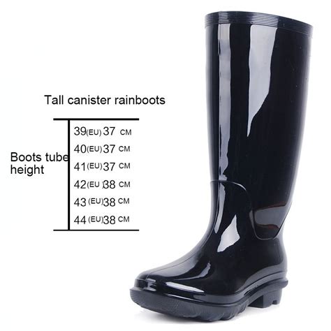 Men Sale Black Insulating Galoshes Rain Boots Rubber Sole Gumboots Fishing Boots Bot Rain Shoes ...