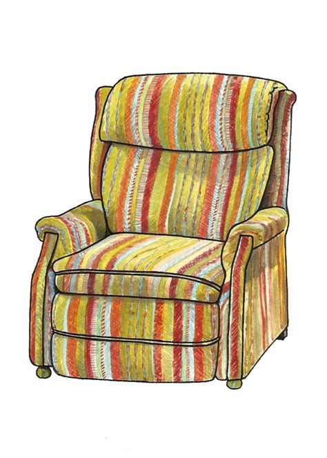 Martin Crane's Recliner Frasier Watercolor Print 5x7 TV Couches - Etsy