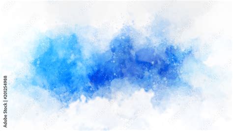 Blue Watercolor Splash