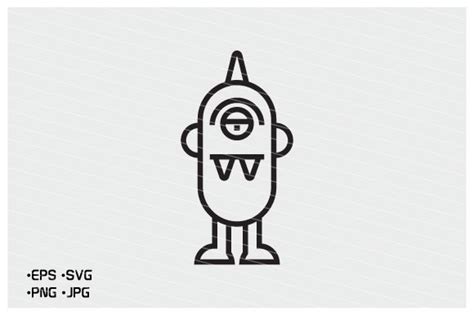 Monster Creature Line Icon Graphic by DesignFour · Creative Fabrica