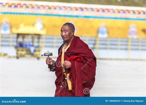 Tibetian at Derge Sutra Printing Temple, Sichuan, China Editorial Stock Photo - Image of ...