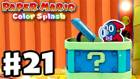 Paper Mario: Color Splash - Gameplay Walkthrough Part 21 - Snifit or Whifit! (Nintendo Wii U ...