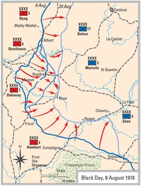 The Battle of Cambrai–St Quentin, Sept 27 – Oct 9,1918