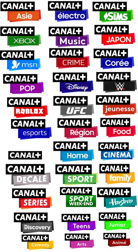 all channel Canal+ Rebrand logo ideas by melvin764g on DeviantArt