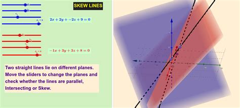 Skew lines-observation – GeoGebra