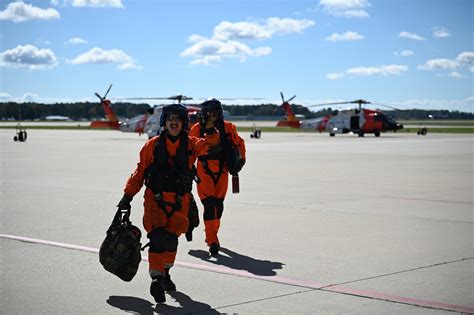 Time to fly! 🚁 The rescue... - U.S. Coast Guard Mid-Atlantic