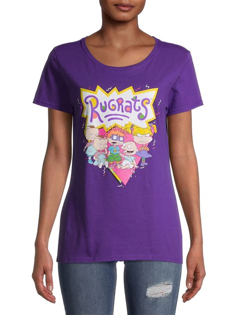 Nickelodeon Women's Rugrats Short Sleeve Graphic T-Shirt - Walmart.com