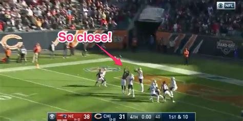 Bears Complete Last-Second Hail Mary but Patriots Stop Receiver Inches ...