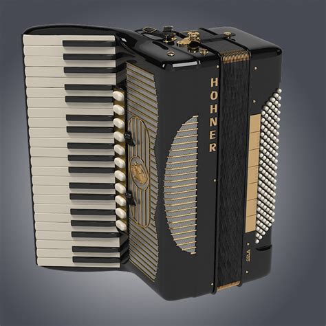 3d Model Hohner Accordion