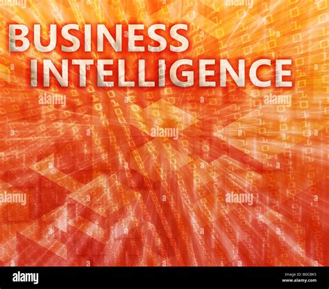 Business intellegence abstract, computer technology concept illustration Stock Photo - Alamy