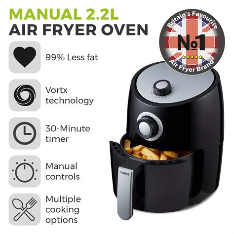 Vortx 2.2L Manual Air Fryer