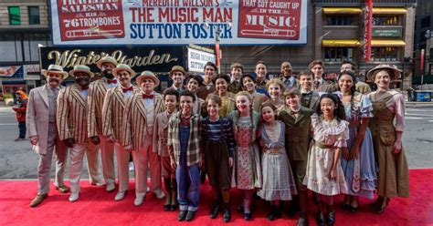 'The Music Man' Celebrates Broadway Debuts For 21 Young Cast Members Ahead Of Opening Night ...