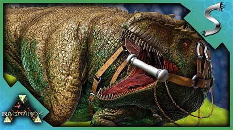 SURPRISE GIGA TAME! SOLO GIGANOTOSAURUS TRAPPING AND TAMING! - Ark: Survival Evolved [Cluster ...