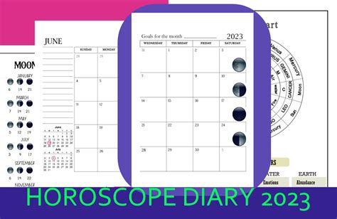 HOROSCOPE DIARY 2023 Graphic by creativdesignz · Creative Fabrica