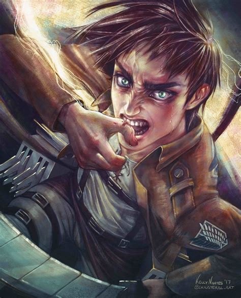 ArtStation - Eren Jaeger, Attack on Titan Fanart