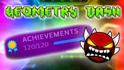 Maxing Geometry Dash Achievements - YouTube