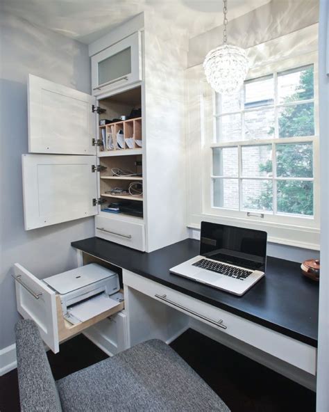 Idées de design pour les cabinets à domicile intégrés 7 | Bureau à domicile, Décor de bureau à ...