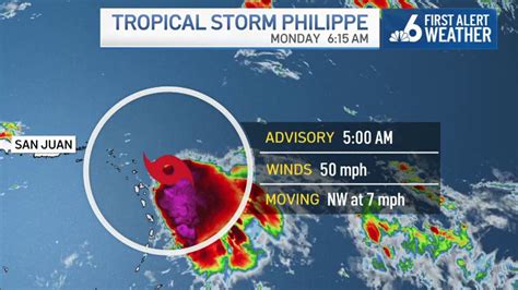 Tropical Storm Philippe threatens flash floods in Leeward Islands, could become hurricane – NBC ...