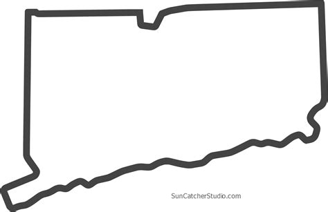 Connecticut Map Clipart