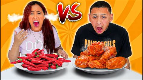 SPICY VS EXTREME SPICY FOOD CHALLENGE! - YouTube