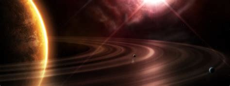 multi, Monitor, Dual, Screen, Planets, Stars, Moons, Sun Wallpapers HD ...