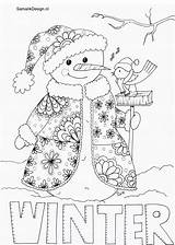 Collection Of Winter Coloring Pages Adults  Free Printable sketch template