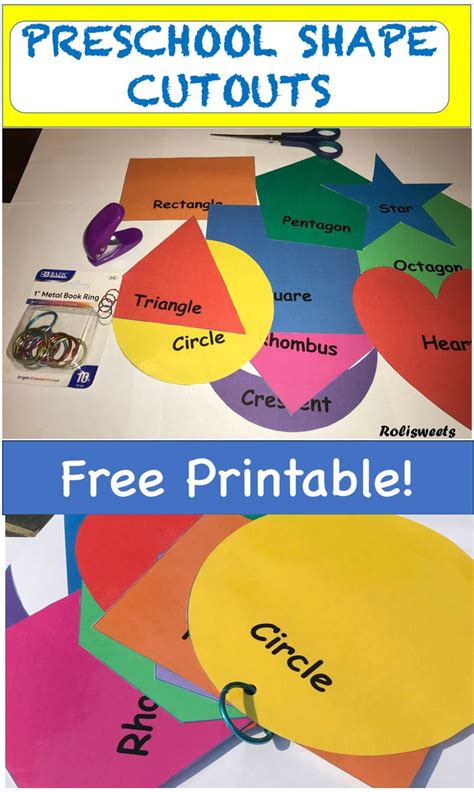 Preschool Shapes Freebie! | Shapes preschool, Shape activities preschool, Kindergarten math ...