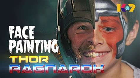 Thor: Ragnarok Face Painting For Kids | Face Painting | KidsOn7 Explore ...