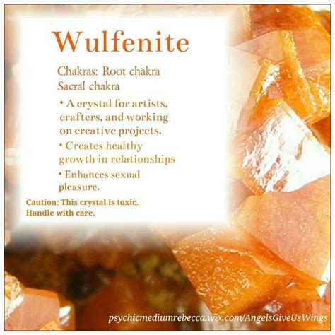 Wulfenite crystal meaning | Crystals, Spiritual crystals, Healing