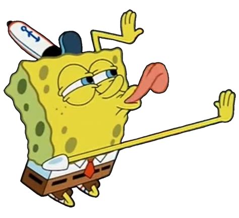 Transparent Amor Clipart Spongebob Licking Meme Transparent Hd Png ...