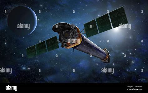 Chandra X-ray Observatory, illustration Stock Photo - Alamy