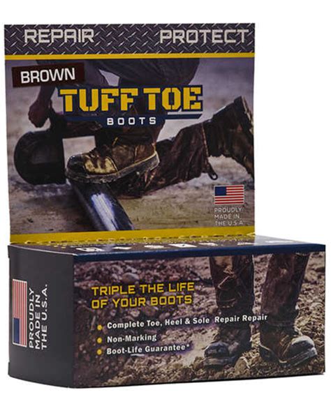 Tuff Toe Work Boot Toe Repair, Brown