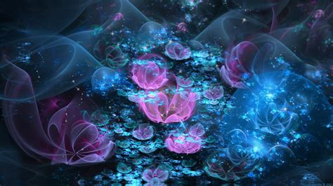 Pink and purple flower bouquet, abstract, fractal HD wallpaper | Wallpaper Flare