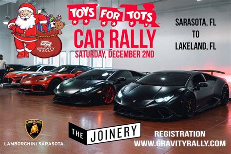 Gravity Rally Toys For Tots, Lamborghini Sarasota, Osprey, December 2 2023 | AllEvents.in